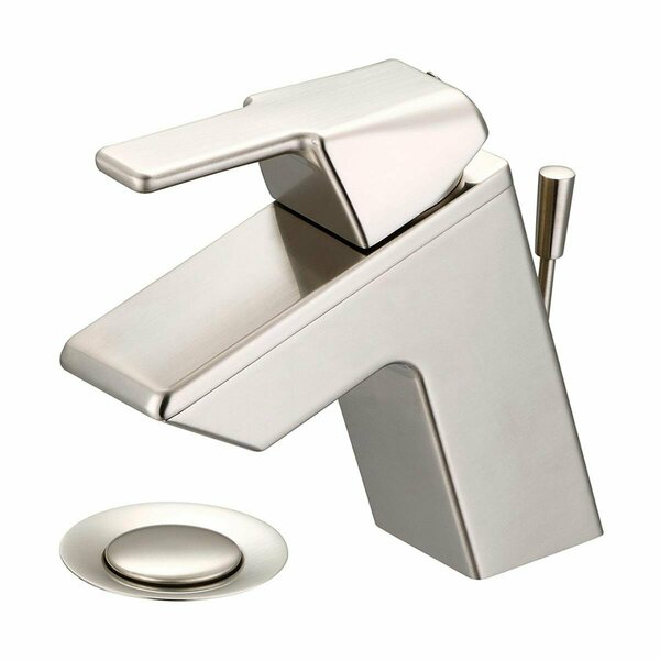 Kd Bufe 4.37 in. Single Handle Lavatory Faucet - Brushed Nickel KD3126777